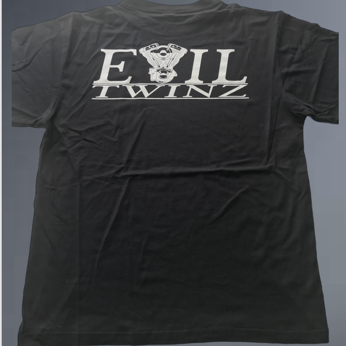 Evil Twinz Logo T-shirt Grey/Blue