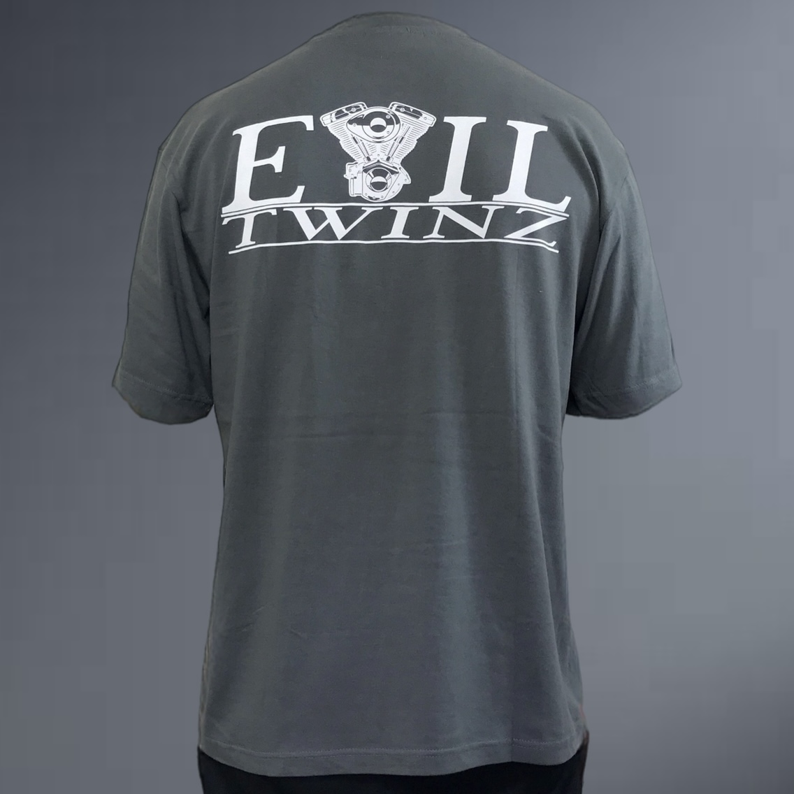 Evil Twinz Logo T-shirt Grey/Blue