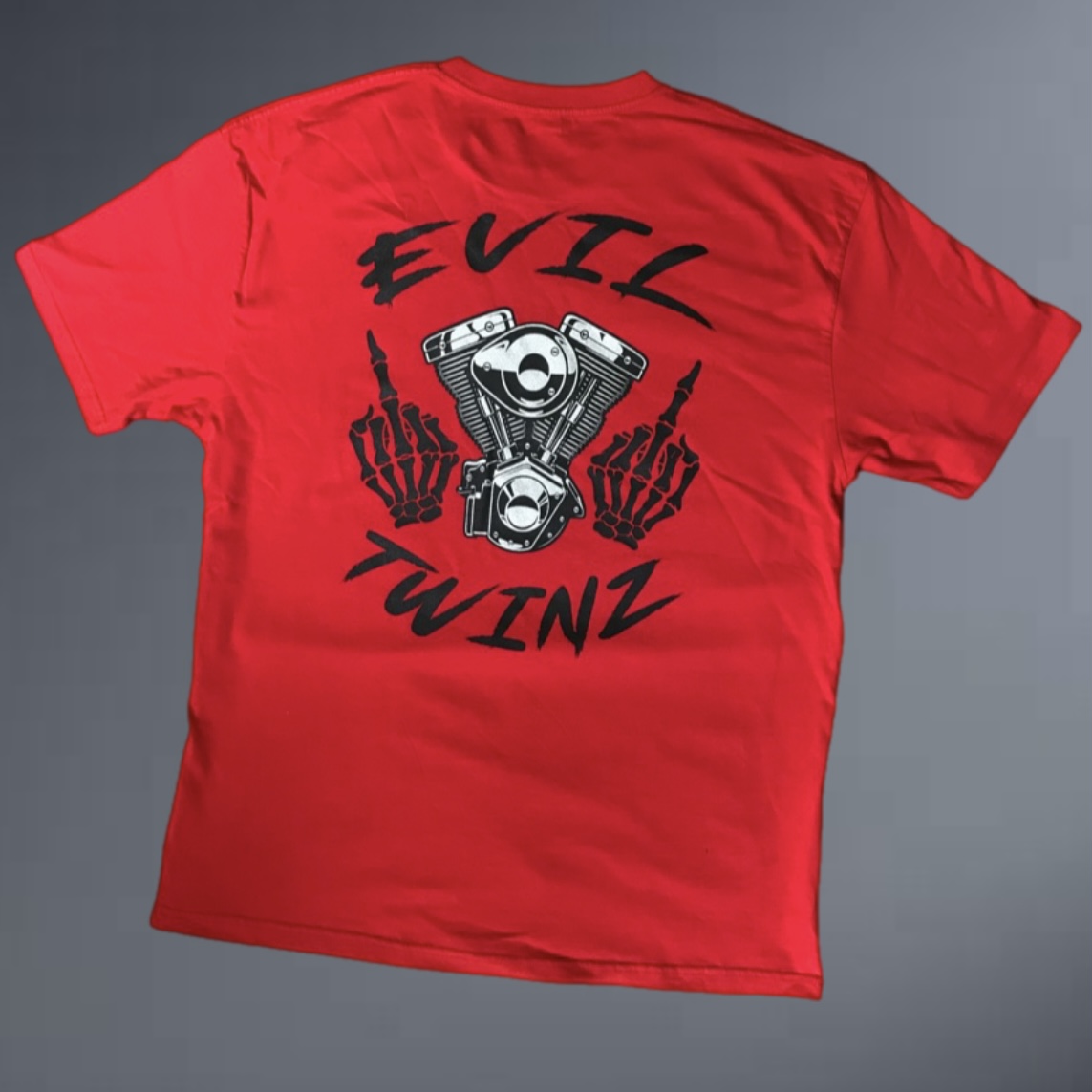 Evil Twinz Attitude T-shirt Red