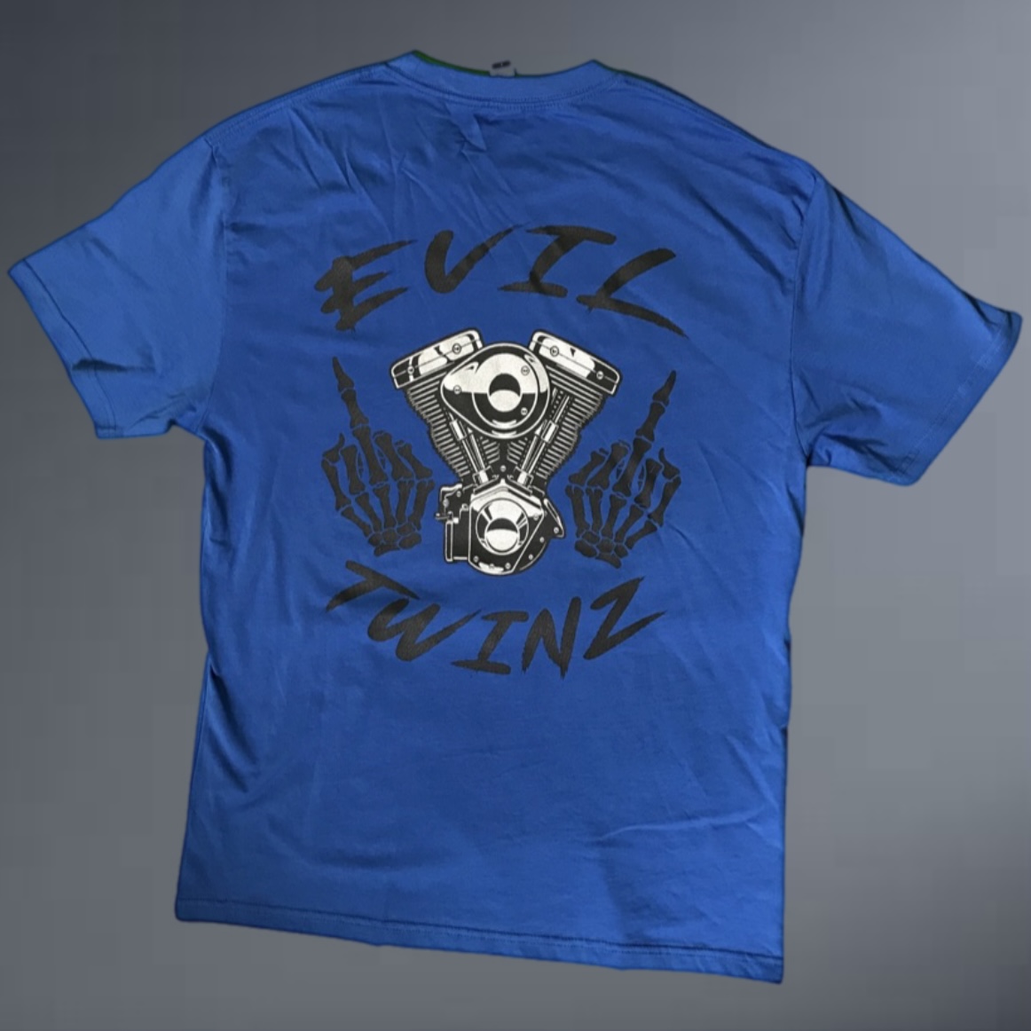 Evil Twinz Attitude T-shirt Blue