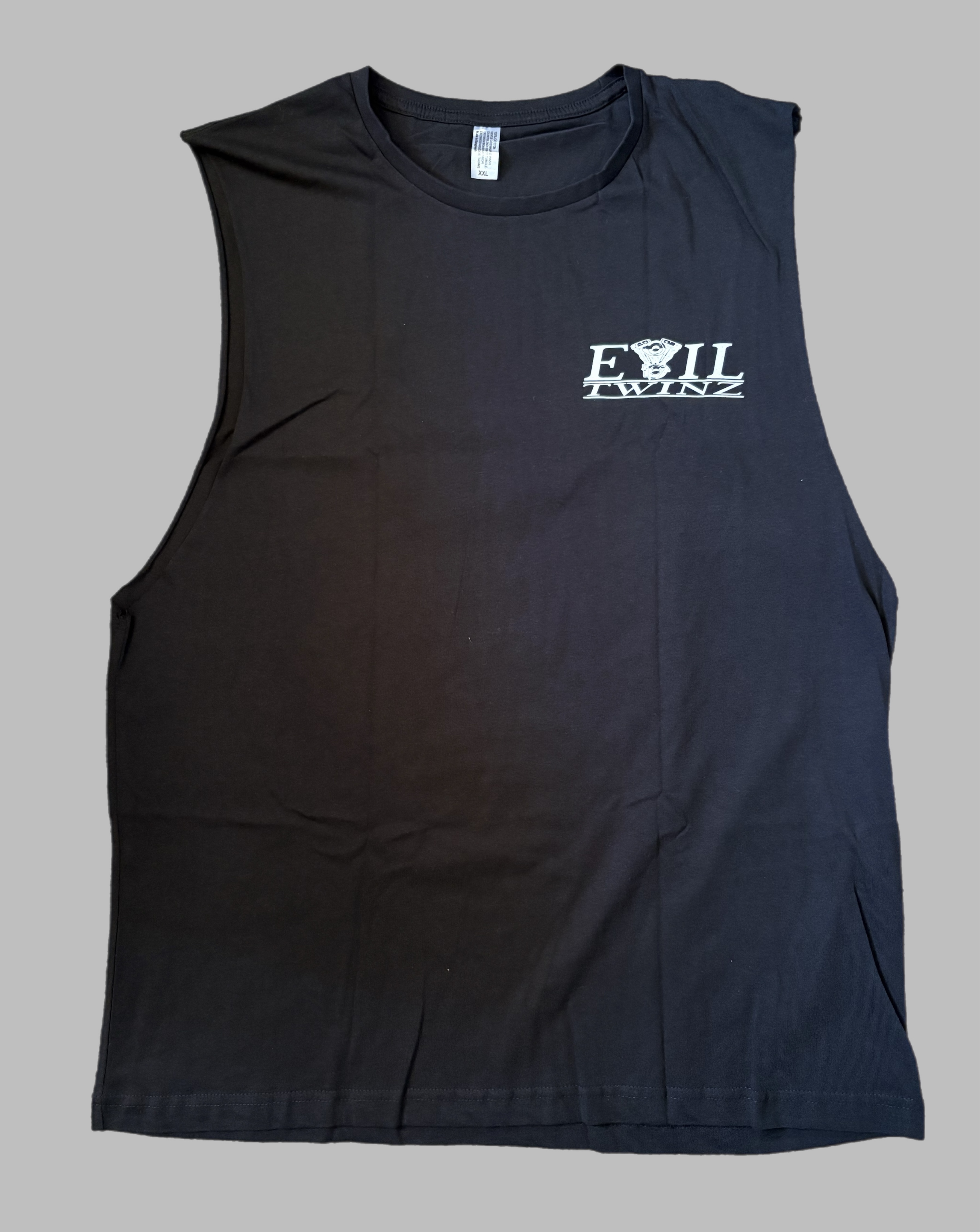 Evil Twinz Attitude Singlet White