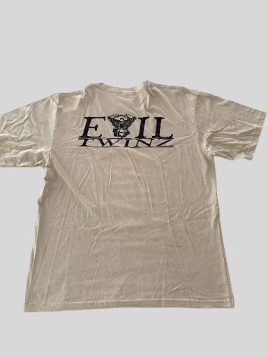 Evil Twinz Logo T-shirt Sand