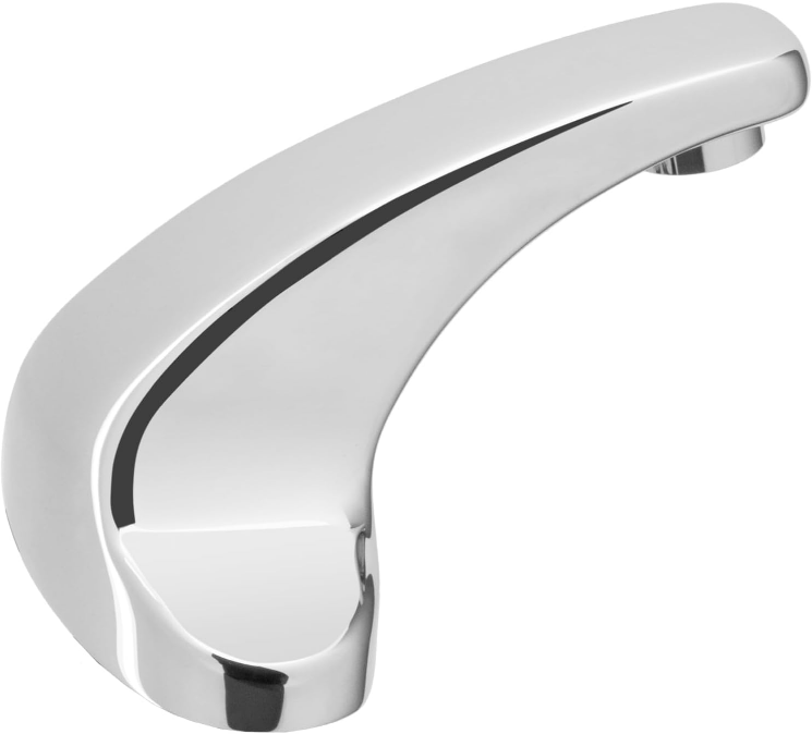 Sensor Activated Touch-Free Faucet, Commercial Grade with Mounting Hardware - 0.5GPM Battery-Powered Deck-Mounted Mid Body, Polished Chrome Finish, 3362119