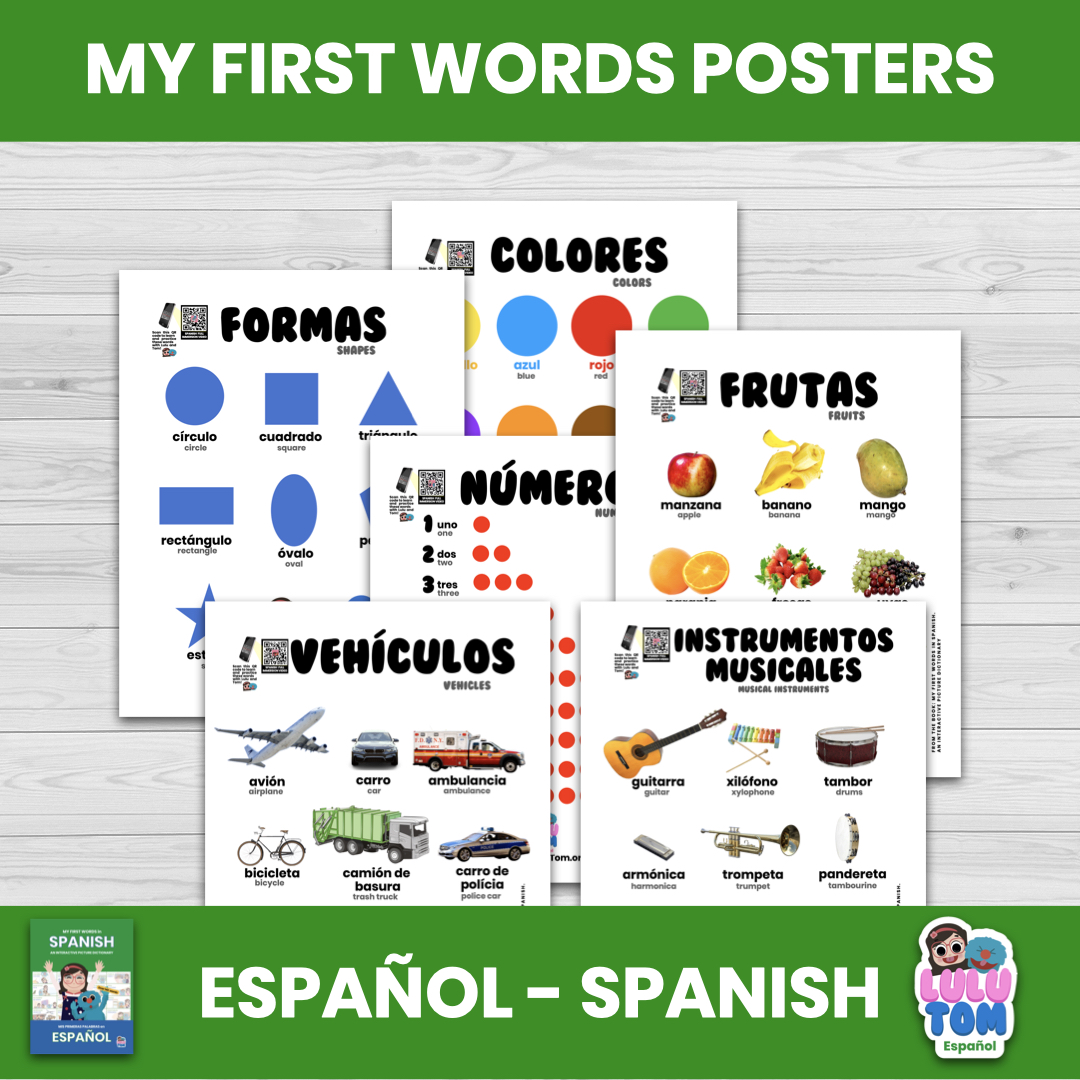 SPA. My First Words Posters