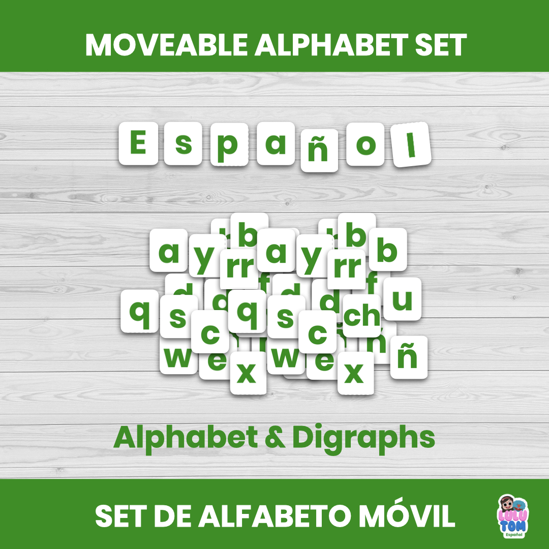 Spanish Moveable Alphabet Set