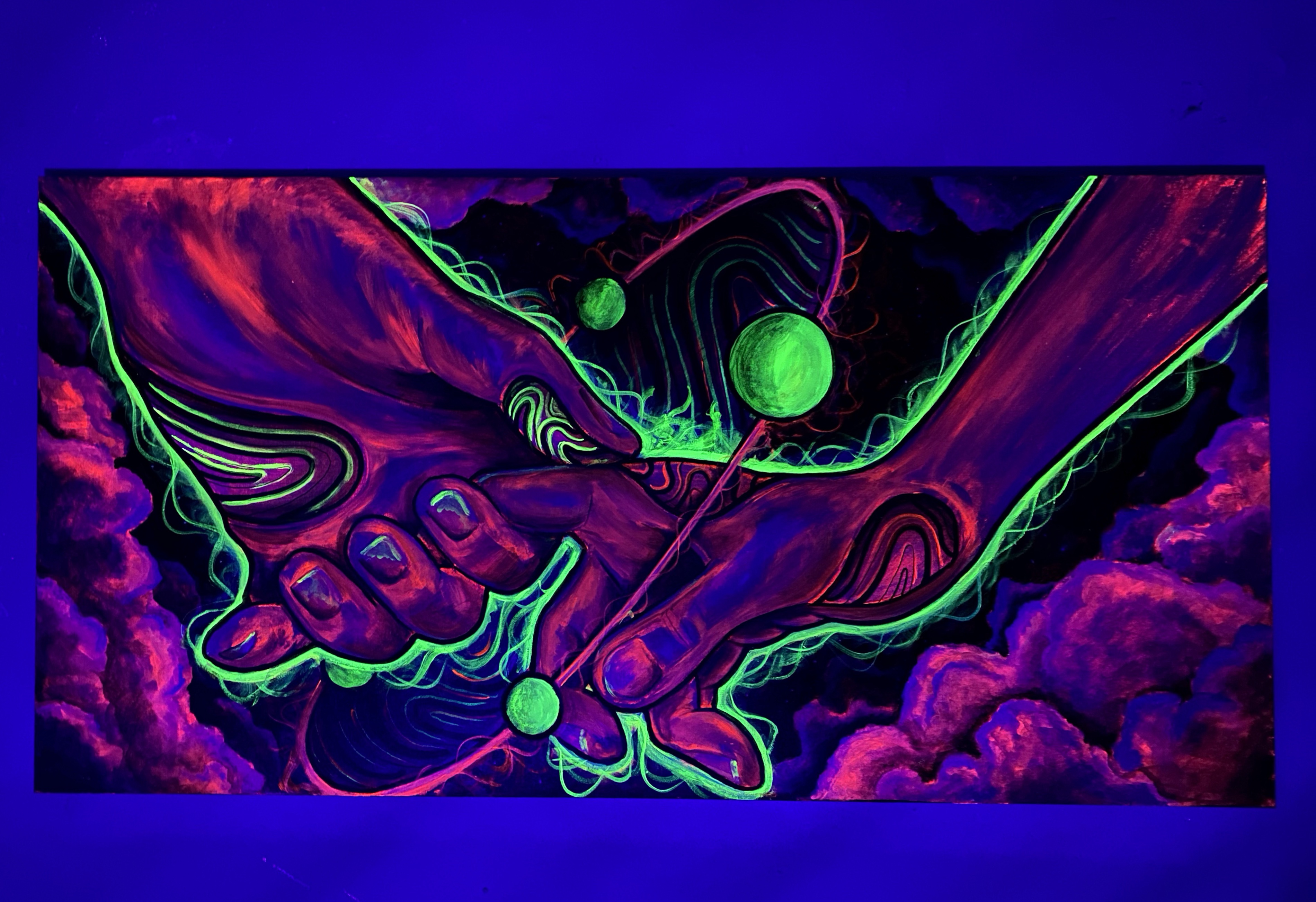 Encontros e conexões | Tela 120x60cm | 2023