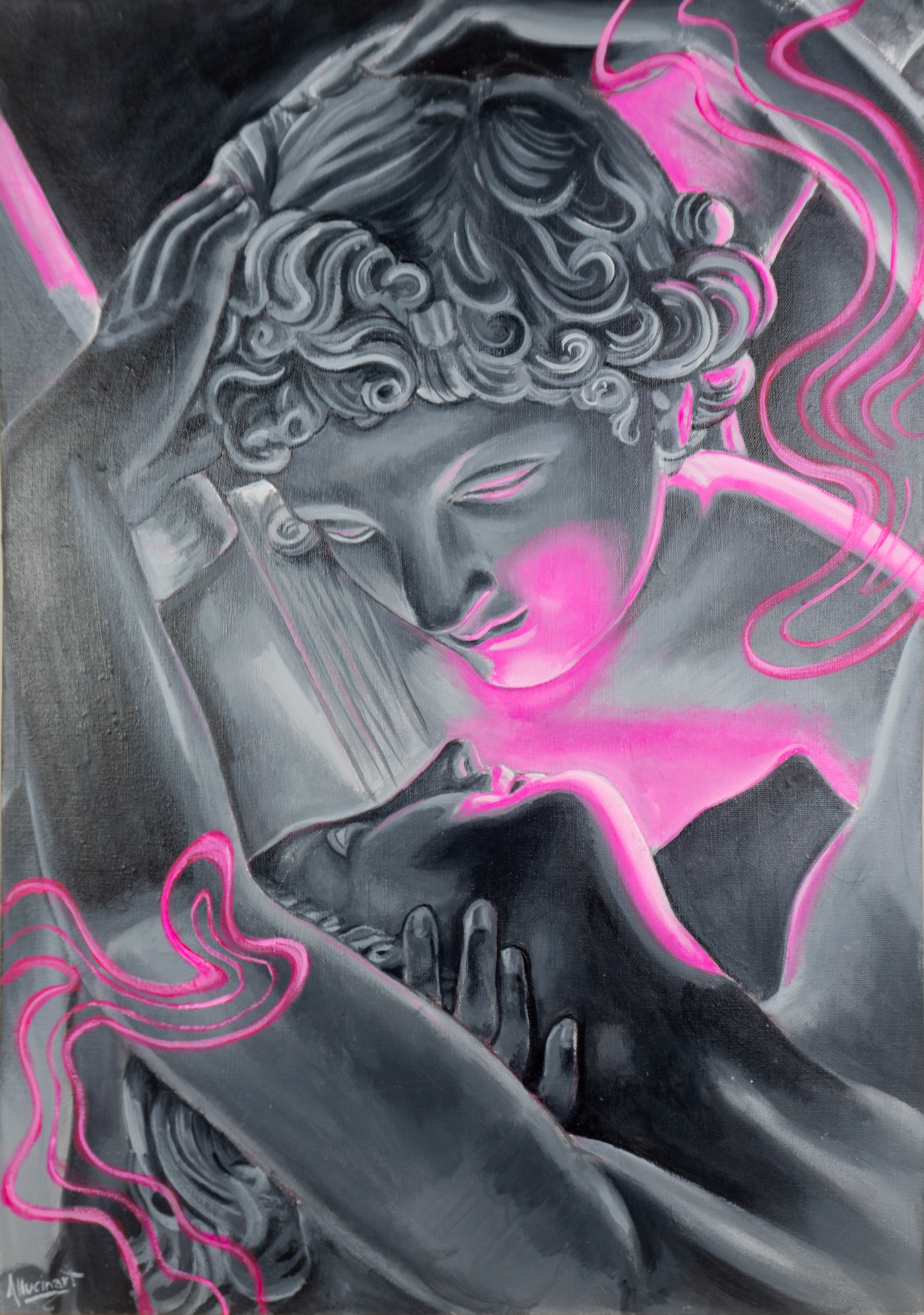 Eros e Psiquê  | 70x50CM | 2024