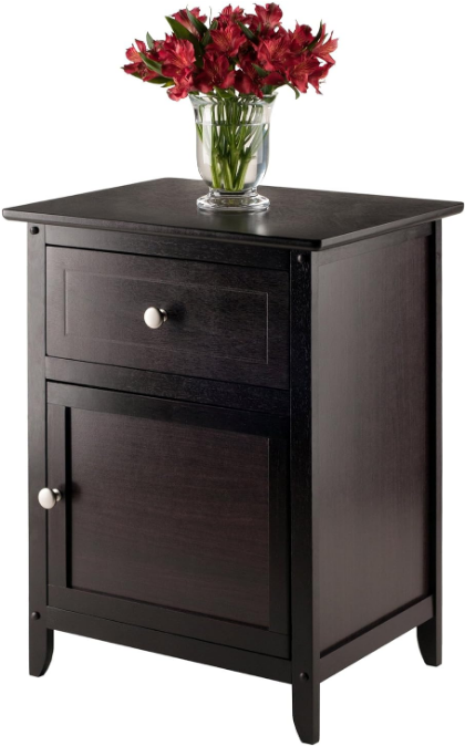 Eugene Accent Table, 18.9 inches, Espresso