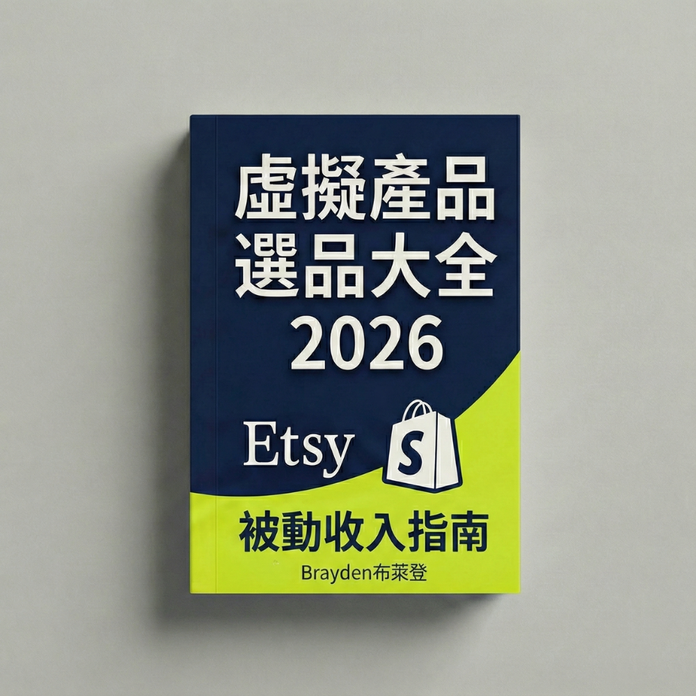 2026 虛擬產品選品大全｜美元被動收入虛擬產品選品指南（PDF）