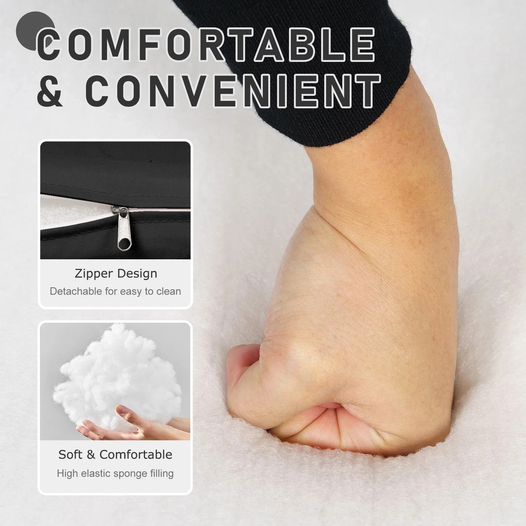 Tappio Outdoor Furniture 3 Piece Patio Bistro Furniture Set, Rattan Conversation Chairs Set with Side Table and Cushions, Patio Furniture Sets for Balcony Garden Porch