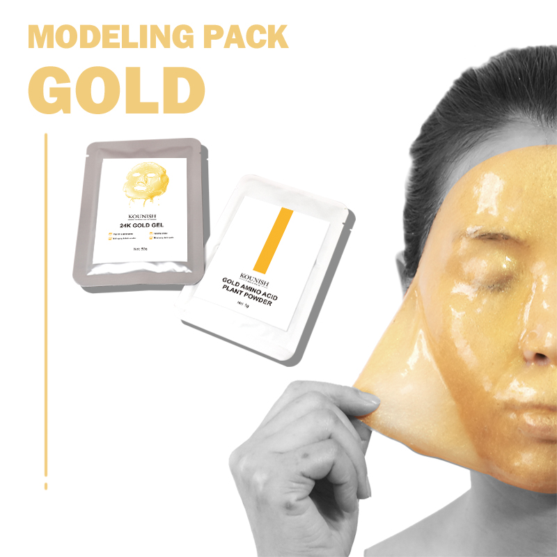Korean 24k gold hydrogel modeling mask pack