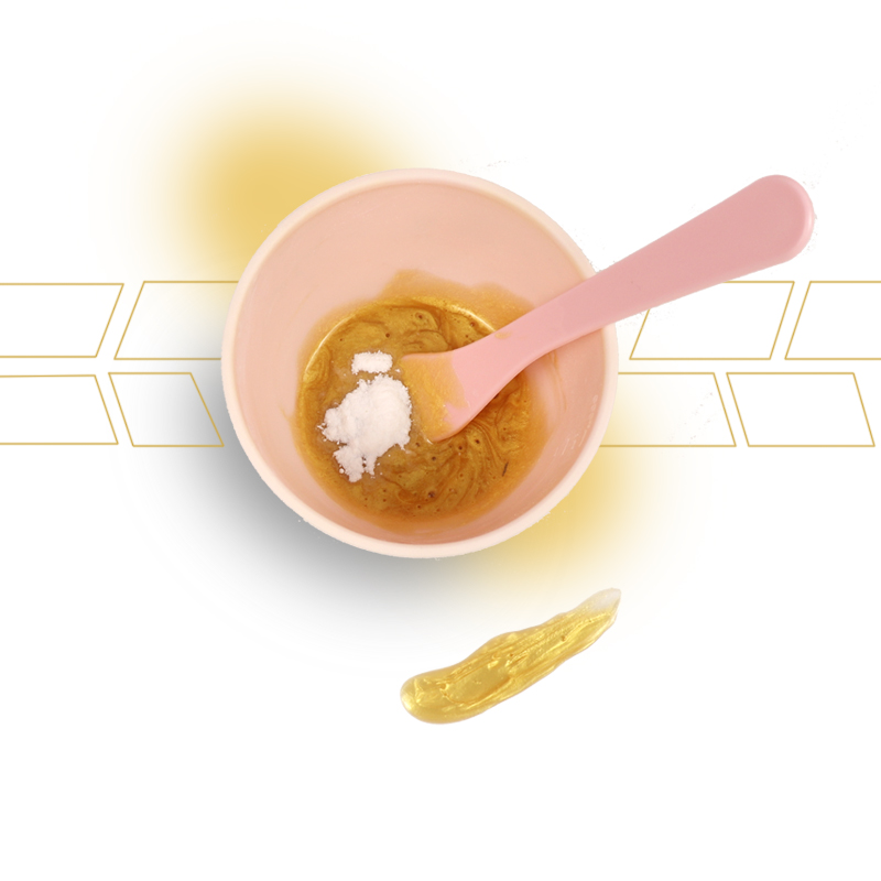 Korean 24k gold hydrogel modeling mask pack