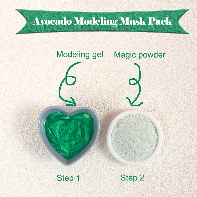 Korean avocado hydrogel modeling mask pack