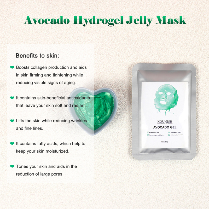 Korean avocado hydrogel modeling mask pack