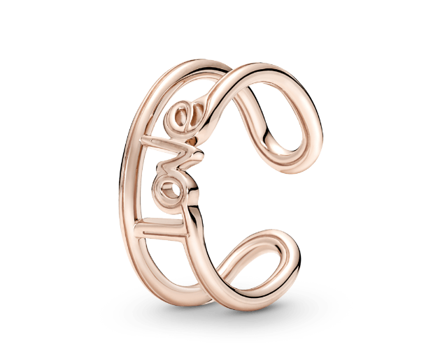 Anillo Pandora Abierto LOVE