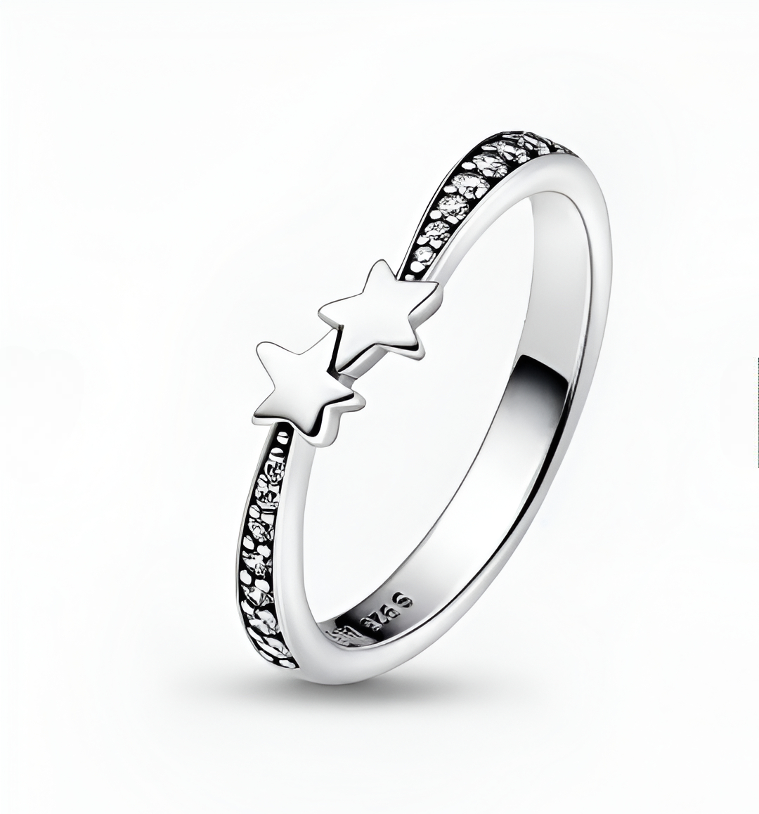 Anillo Pandora Brillante Estrella Fugaz