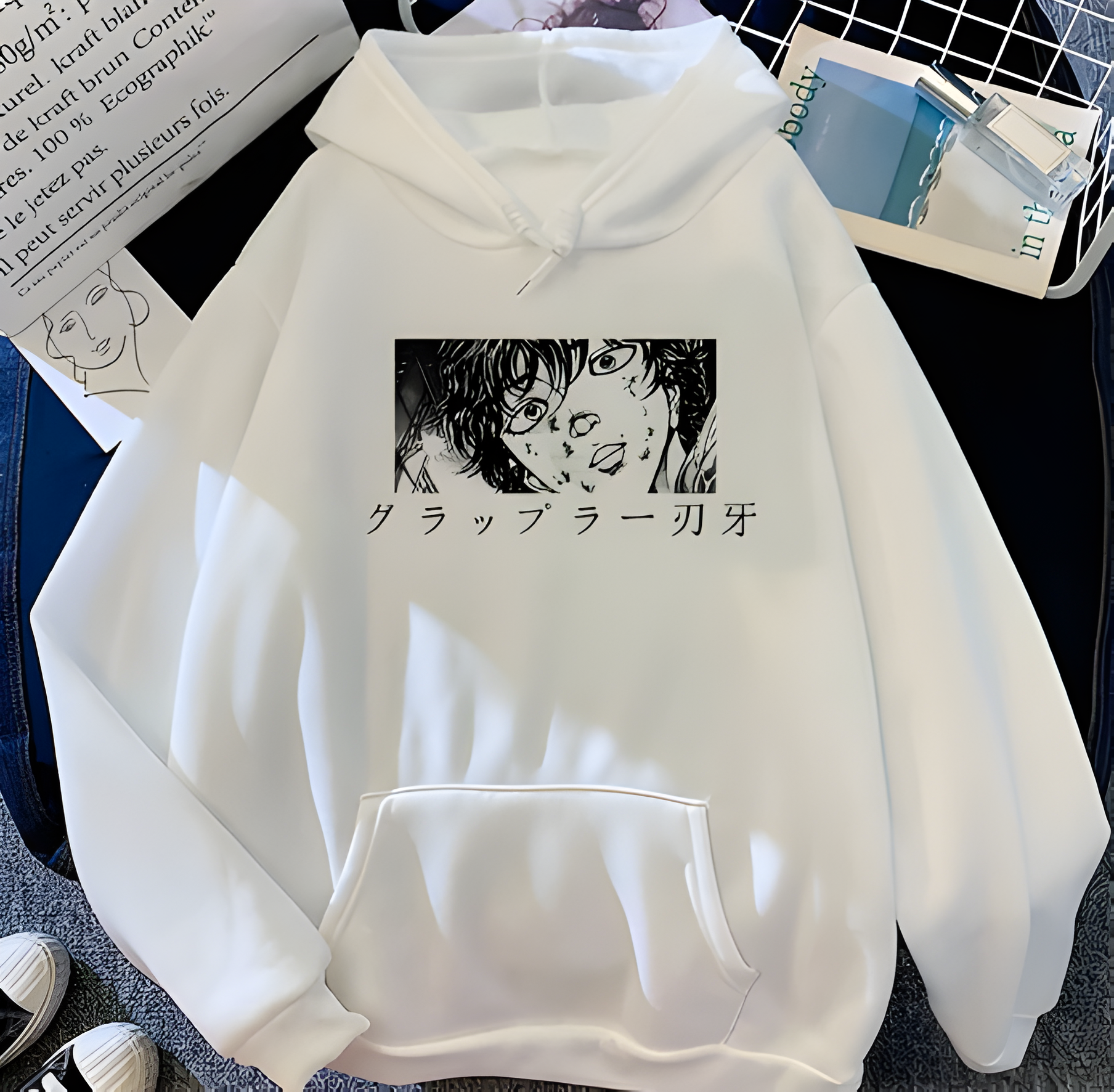 Baki Hanma-Sudadera con capucha