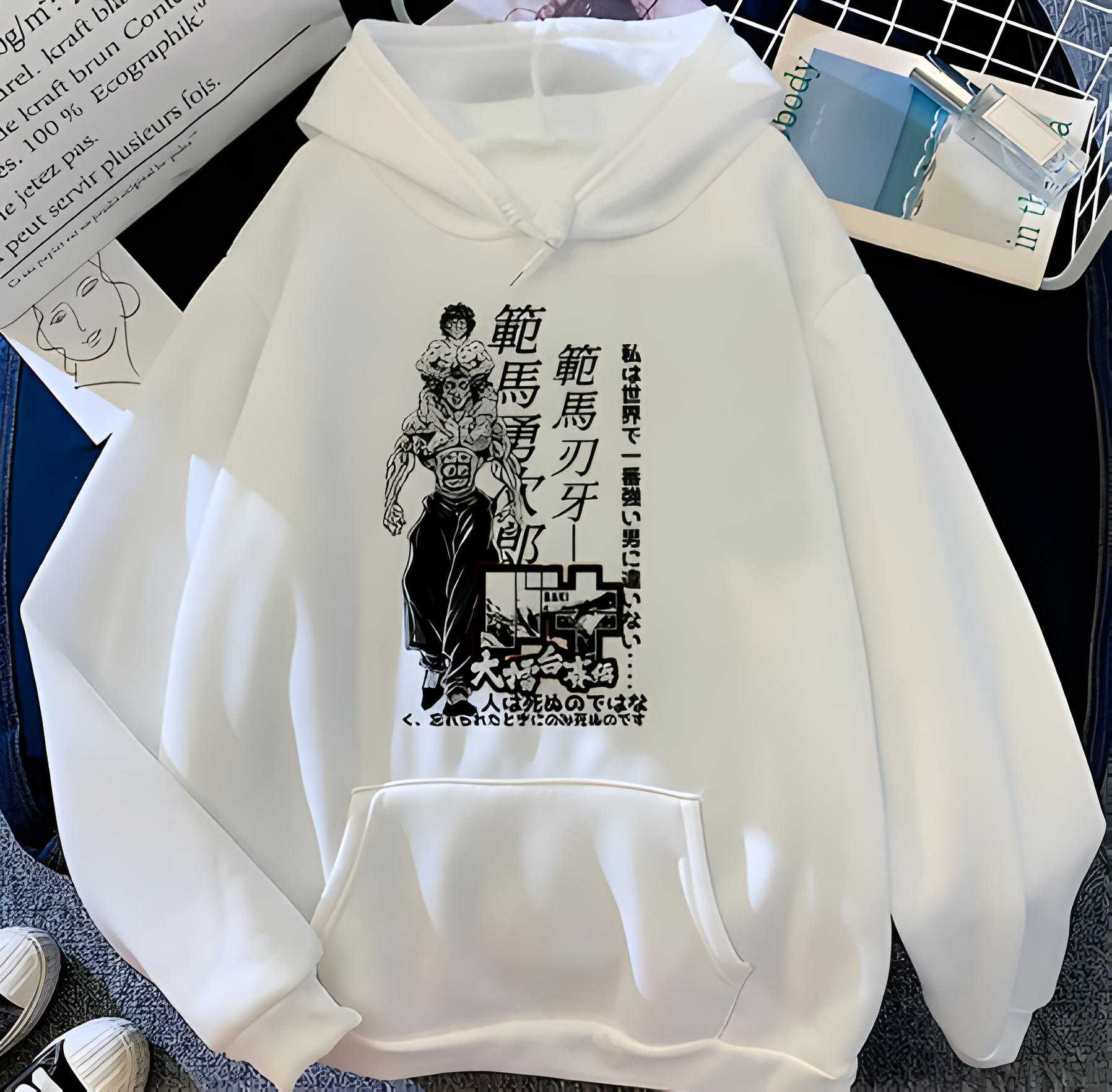 Baki Hanma-Sudadera con capucha