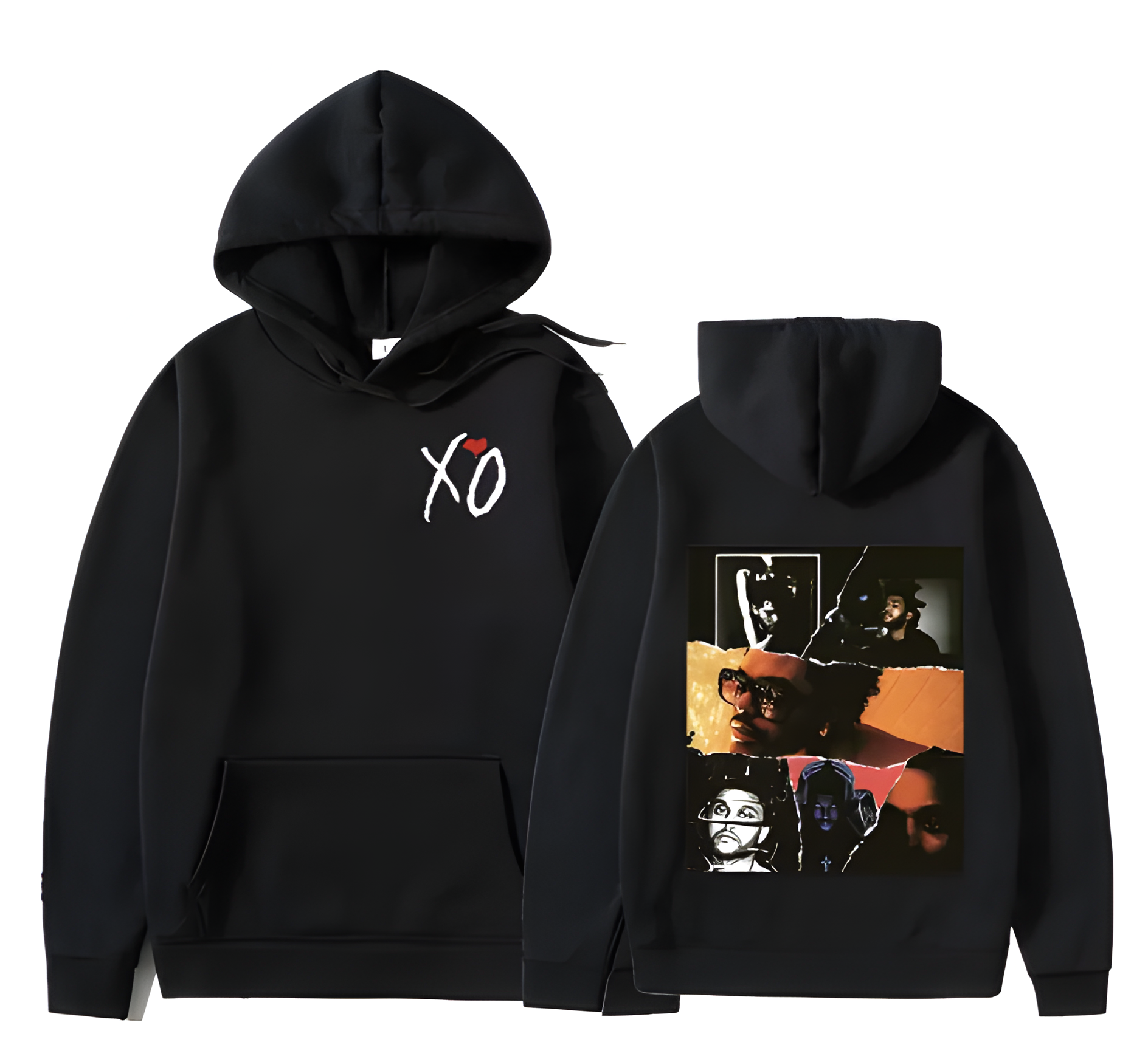 Singer The Weeknd-Sudadera X O