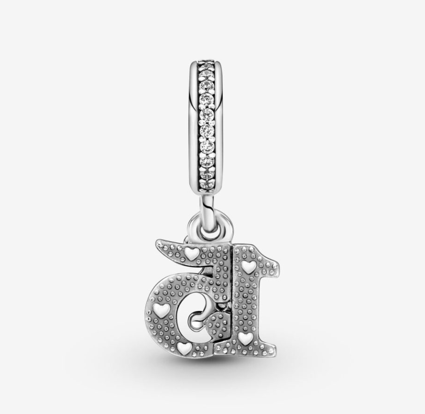 PANDORA 15th Birthday Dangle Charm 