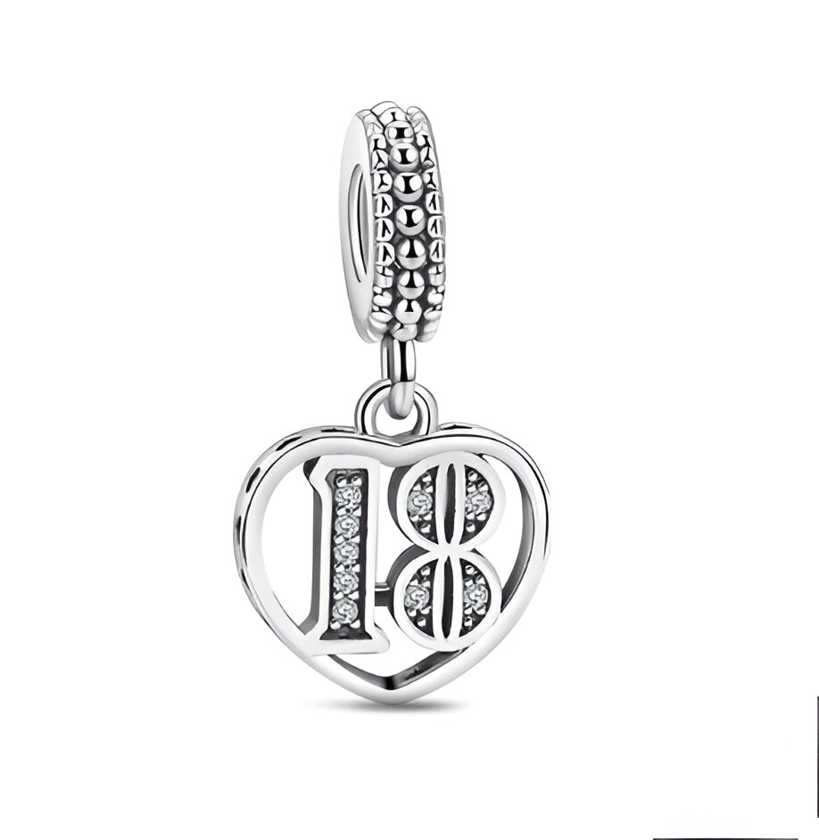 PANDORA 18th Celebration Dangle Charm
