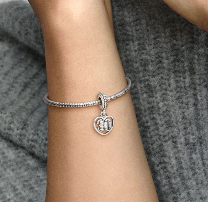 PANDORA 30th Celebration Dangle Charm