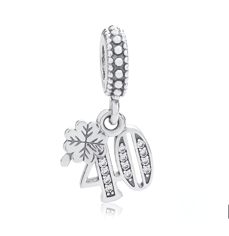 PANDORA 40th Celebration Dangle Charm
