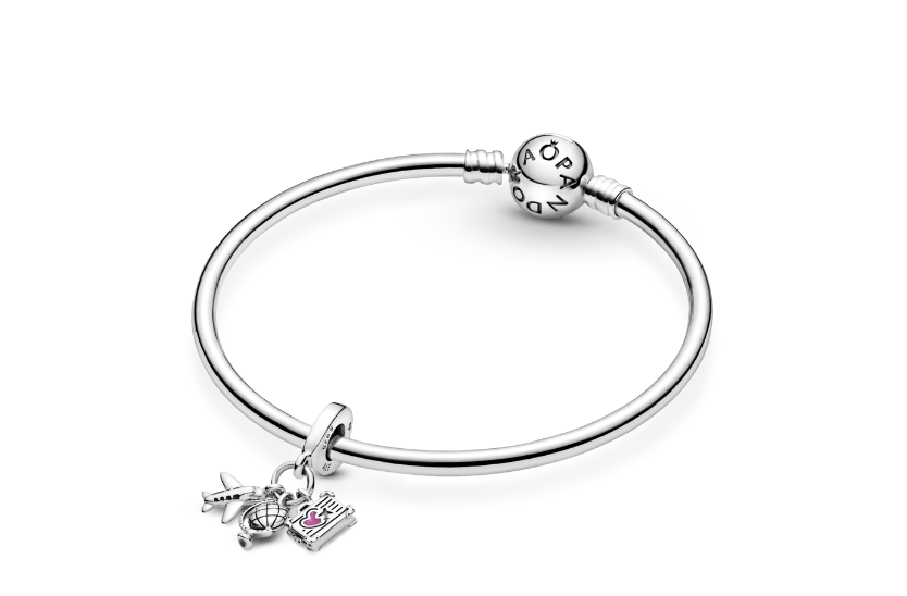 Charm Colgante Avión, Globo Y Maleta