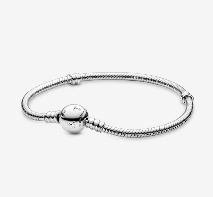 Disney Moments Sparkling Mickey Mouse Brazalete cadena de serpiente
