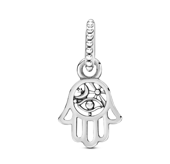 Charm colgante amuleto protector de mano de Hamsa