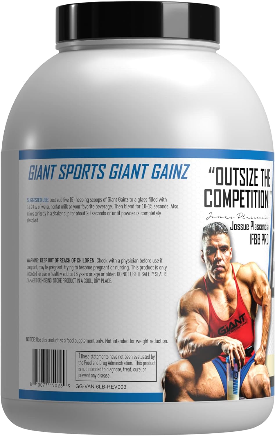 Giant gainz 6 lb (2.72 kg)