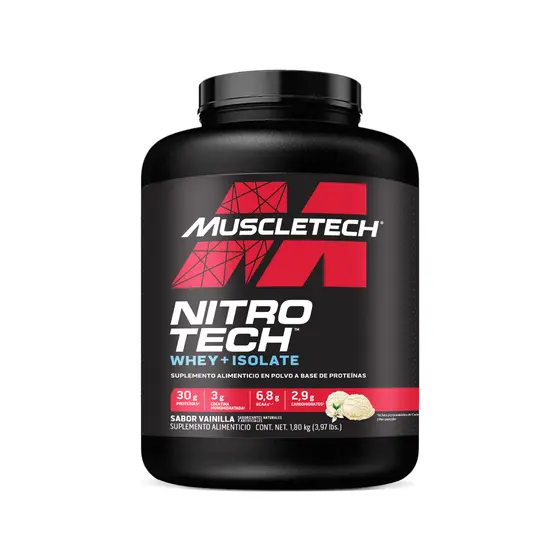 Nitro Tech Muscletech Vainilla 4 Libras