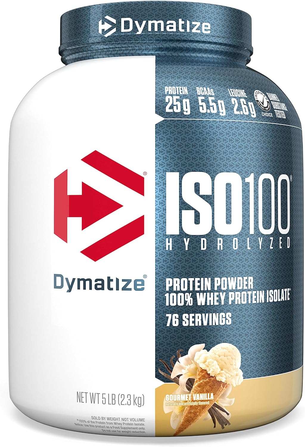 Dymatize - Proteína hidrolizada en polvo. ISO100 Gourmet