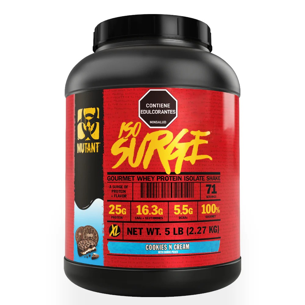 Iso Surge Sabor Chocolate 5 Lbs Mutant.