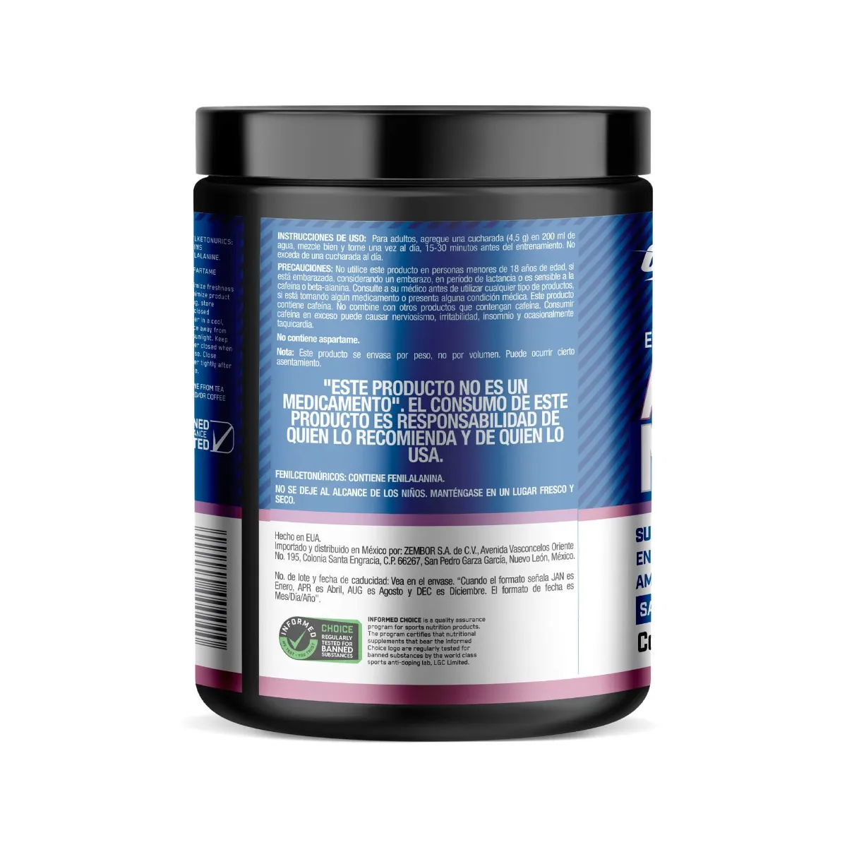 Aminoácidos ON Blue Raspberry 585gr 