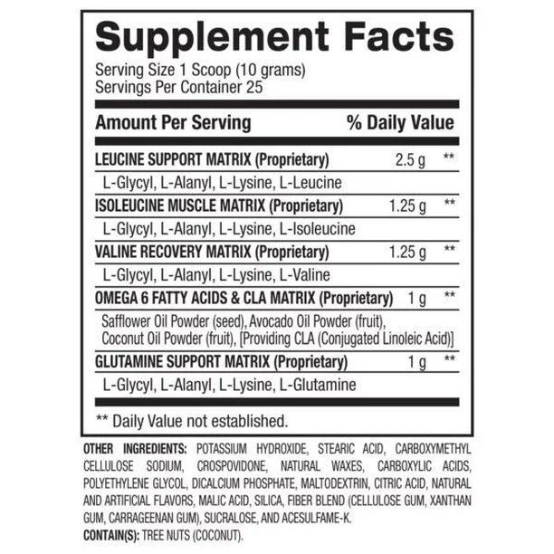 Aminoácidos Bcaas Glutamina Bpi Sports Ulti Aminos