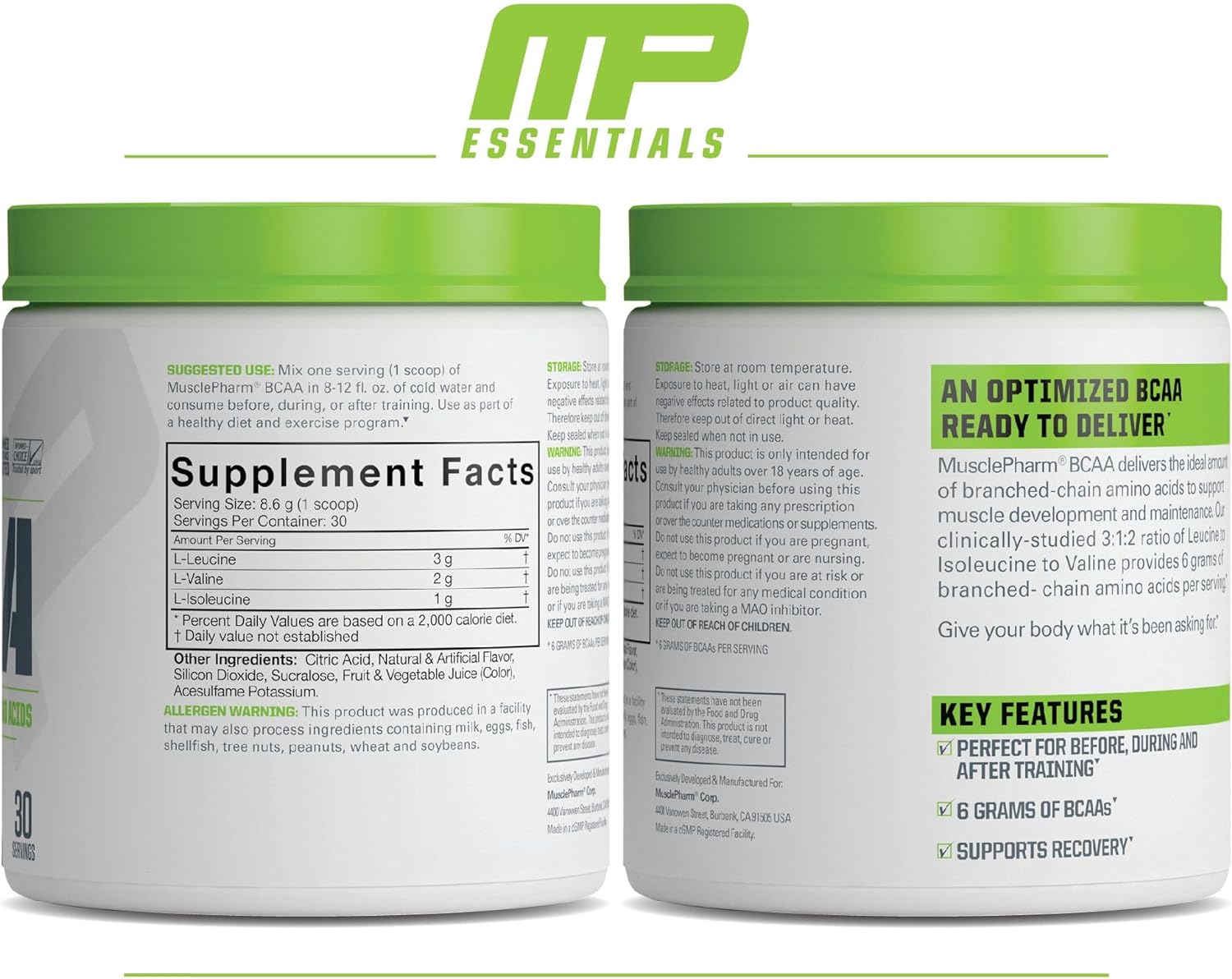 Bcaa MP Essentials MusclePharm