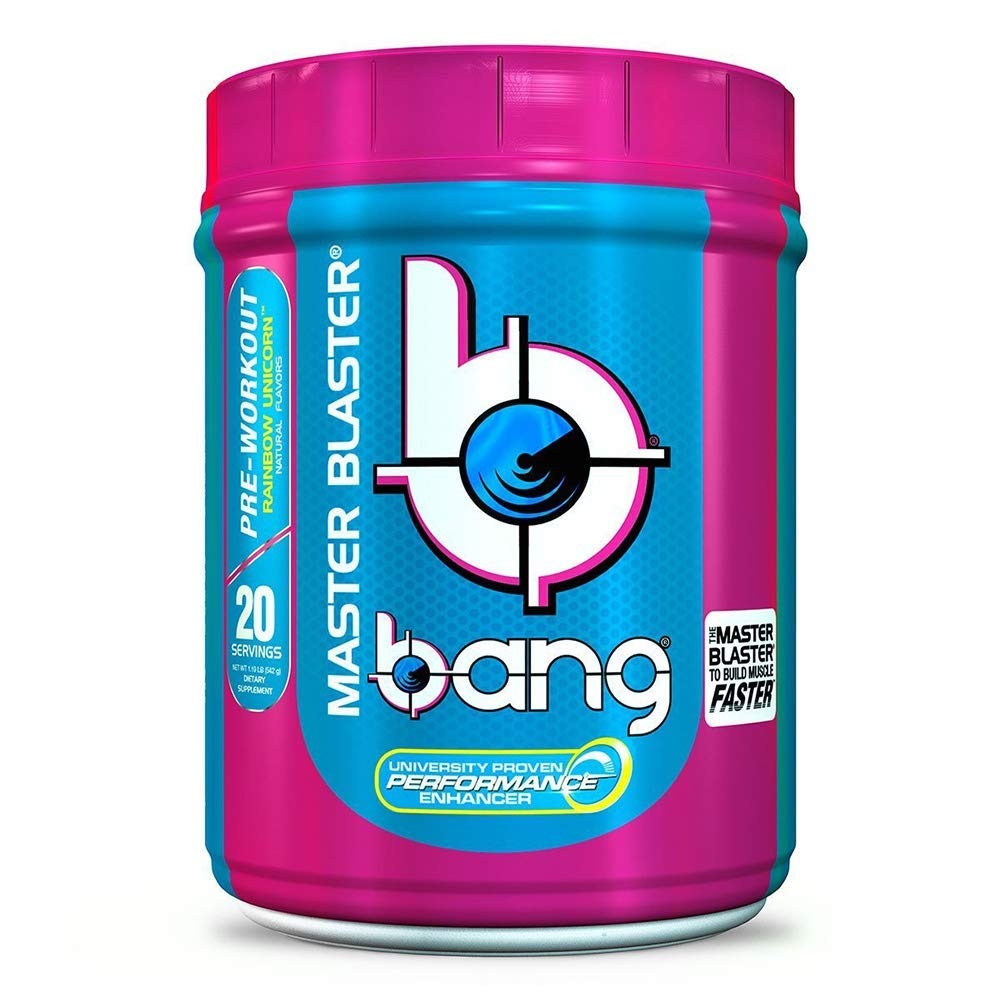 VPX Bang Pre-Workout Master Blaster Rainbow Unicorn 20 porciones