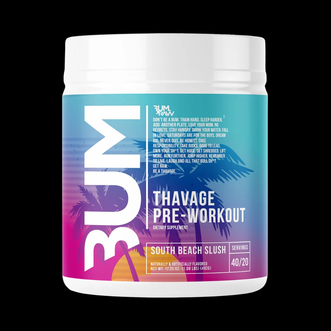 Thavage Pre-Entreno de CBUM x RAW