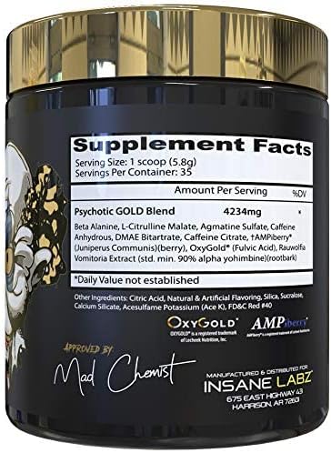 Insane Labz Psychotic Gold 35serv