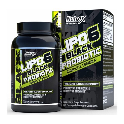Probioticos Nutrex Lipo 6 Black Probiotic 30 serv.