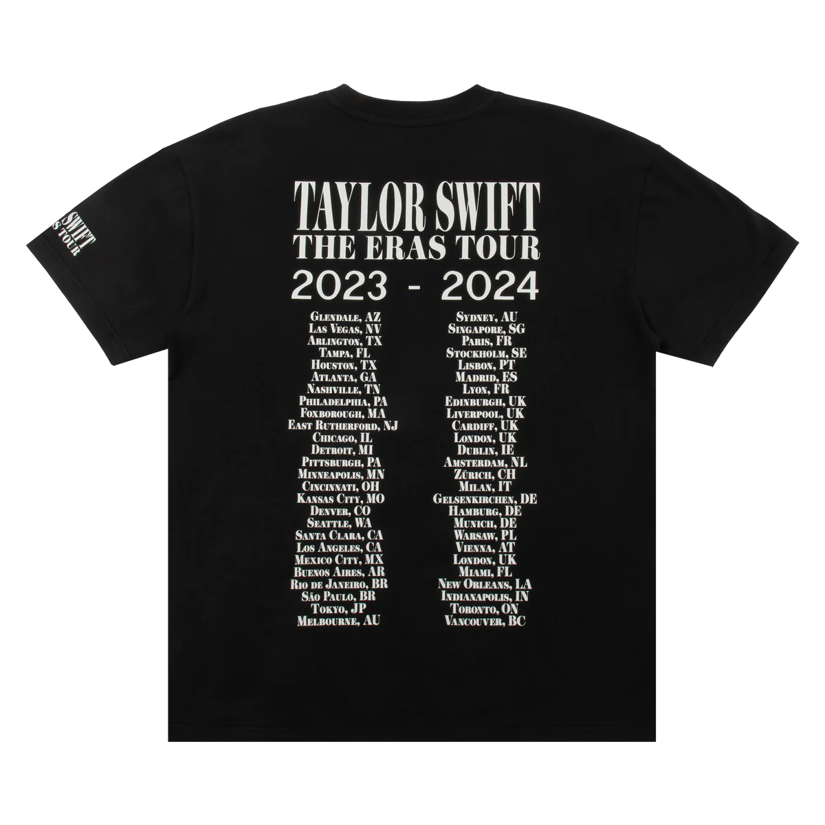 Taylor Swift | The Eras Tour II Black T-Shirt