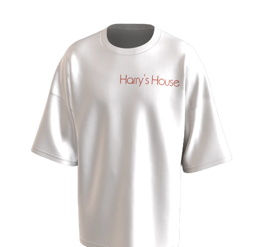 Playera blanca Harry´s House - Harry Styles Merch 