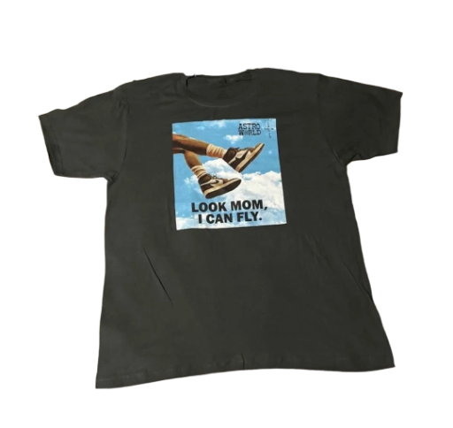 Travis Scott Look Mom I Can Fly Jordan T-Shirt Black