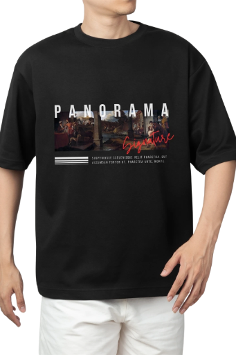 T-Shirt Panorama Signature Black
