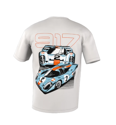 Playera Porsche 917 Blanca