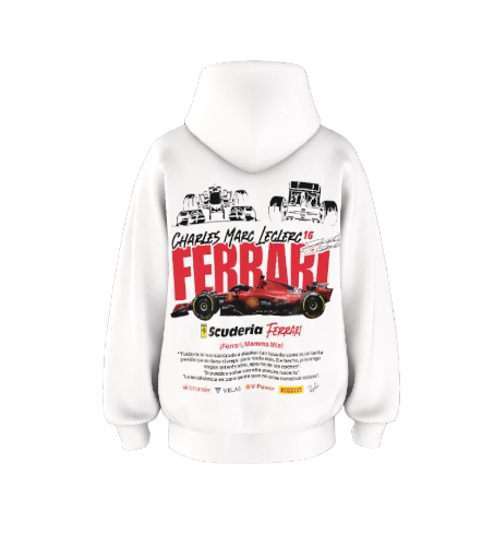 Scuderia Ferrari Charles Leclerc White