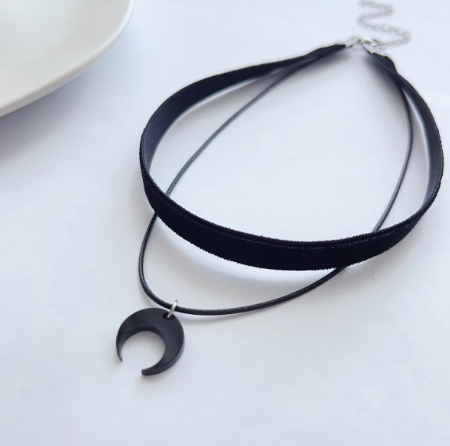 Collar de gargantilla Media luna