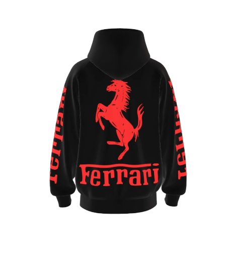 Sudadera Ferrari Black OU Red