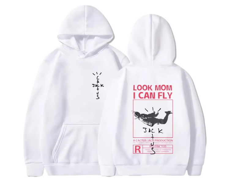 HOODIE TRAVIS SCOTT RED FLY